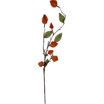 umělá květina Větev 67 Mochyně židovská třešeň oranžová