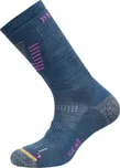 Dámské vysoké turistické ponožky Devold HIKING MERINO MEDIUM W 35-37 Modrá, Růžová, Žlutá