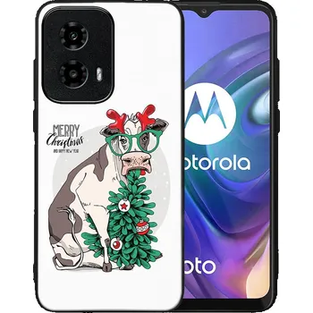 Vánoční dekorace VSECHNONAMOBIL 80111 MY ART Kryt s vánočním designem Motorola Moto G04 / G24 / G24 Power MERRY CHRISTMAS (074)