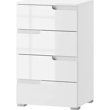 Komoda Komoda 4-zásuvková SELENE 2 bílá lesk