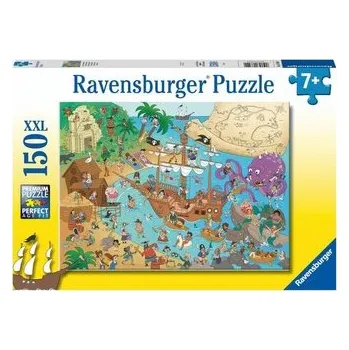 Puzzle Ravensburger Puzzle - Piráti 150 dílků