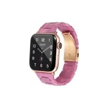Chytré hodinky Plastový řemínek pro Apple Watch 42-45mm - dark pink