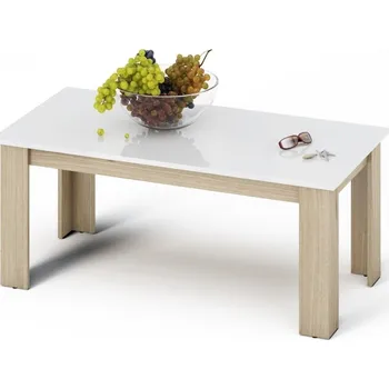 Konferenční stolek Konferenční stolek KANO sonoma/bílá lesk