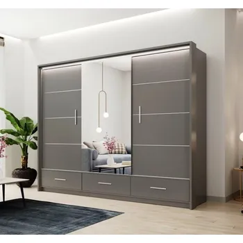 Šatní skříň ArtStol MARSYLIA 250 grafit