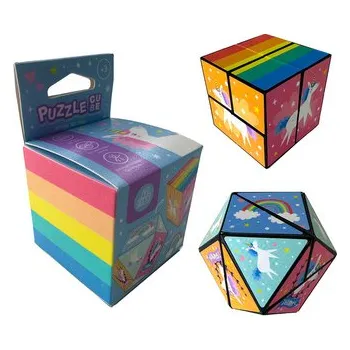 Puzzle Puzzle-Cube-hračka-Kouzelný jednorožec