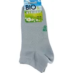 Zdravotní nízké BIO ponožky s jemným lemem a vysokým obsahem bavlny - barva světle šedá 38-39