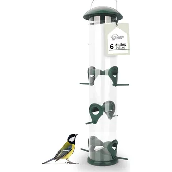 Krmítko pro ptáka REAVET Krmný sloupek na obiloviny, zelený - více velikostí (výška 20 cm - 40 cm) Velikost: 40 cm