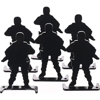 Terč na sportovní střelbu Terče Venox kovoví vojáci 6ks