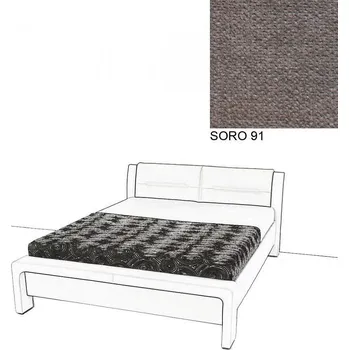 Postel Čalouněná postel AVA CHELLO 180x200, SORO 91