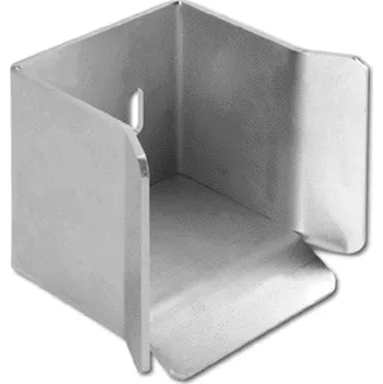 Pohon brány INOX Spodní doraz C-profil 68x68x3 pro samonosné posuvné brány