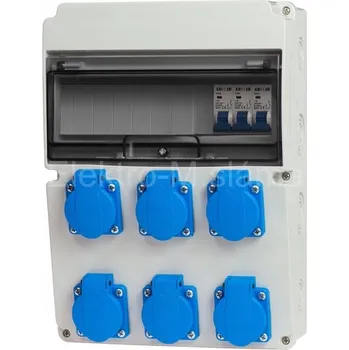 Rozvaděč rozvaděč RSJ-0006 11M 6x230V vydrátovaná rozvaděč stavební