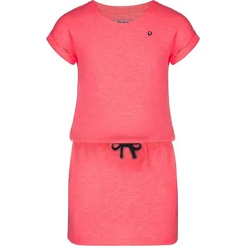 Dívčí oblečení Dívčí šaty LOAP BLISS 134/140 Růžová, Černá