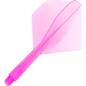 Příslušenství pro šipky Condor Letky Zero Stress - Standard - Short - Clear Pink CN019