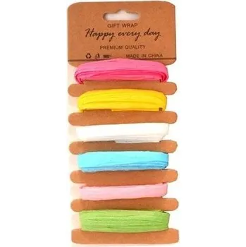 Set školních potřeb Tasiemki syntetyczne pastelowe 6 kolorów