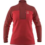 Dámská mikina HAGLÖFS ROC FLASH MID W M Červená, Bílá