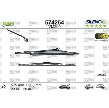 Stěrač List stěrače VALEO 574254