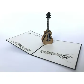 Přání do obálky 3D Kytara