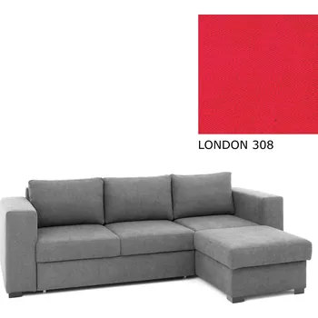 Sedací souprava Rohová sedací souprava AVA LUCY rozkládací s úložným prostorem, pravá, LONDON 308