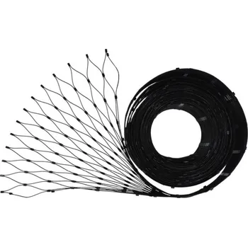 Pletivo Nerezová síť s oky 60x104mm, ø2mm drátu, 0,8mx10m, černá