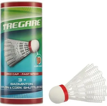 Badminton Badmintonové míčky Tregare NSC 3 FAST UNI Bílá