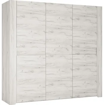 Šatní skříň RUBIO 22 (ANGEL 22)- SKŘÍŇ ŠATNÍ- dub bělený (W) (K150)