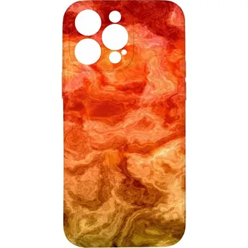 Pouzdro na mobilní telefon Kryt Ohnivý mramor pro iPhone 15 Pro Max