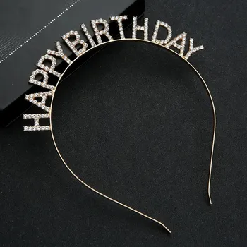 Souprava šperků B-TOP Narozeninová čelenka do vlasů - HAPPY BIRTHDAY Typ: Typ 1