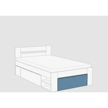 Postel Čelo k posteli REA KIRA 120x200, čílko 2, POW BLUE