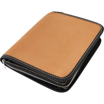 Obal na knihu Obal na knihu se zipem XL Barva kůže: Ořechová (D41)