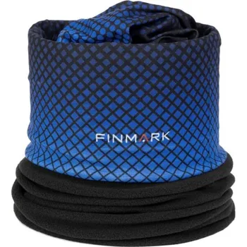 Šátek Multifunkční šátek s fleecem Finmark FSW-231 OS Modrá, Černá, Bílá