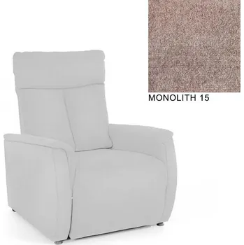 Křeslo Relaxační polohovací křeslo AVA TAPIO XXL MONOLITH 15