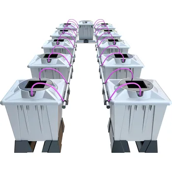 Osvětlení pro růst rostliny Alien Hydroponics Aero 10Pot Varianta: Silver 30L