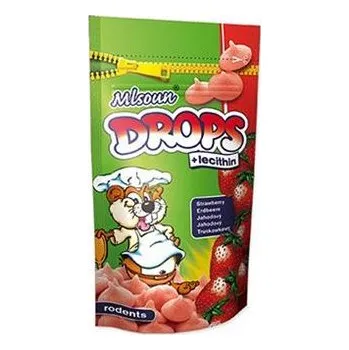 Krmivo pro hlodavce Pochoutka hlodavec Mlsoun jablečné dropsy 50g