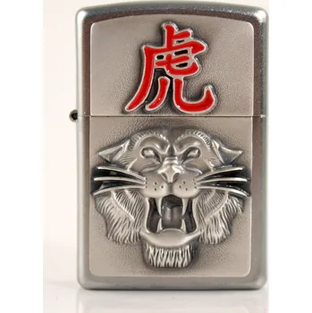 Zippo satin finish Plakette Year of the Tiger 2001676