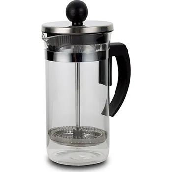 Konvice na čaj NAVA French press ACER 0,35 l, nerez/sklo