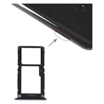 Držák (šuplík) SIM Xiaomi Mi 8 Lite black