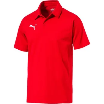 Pánské tričko Pánské triko Puma LIGA CASUALS POLO TEE S Červená, Bílá