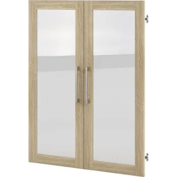 Psací stůl Falco Dvířka Office 432 dub sonoma/sklo