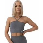 Dámská sportovní podprsenka GymBeam FLO XL Šedá