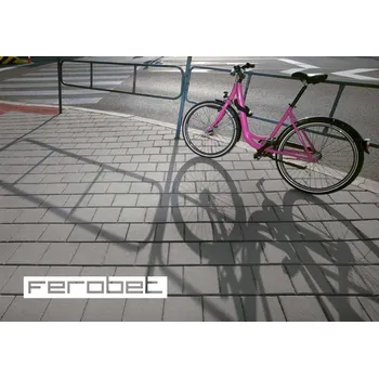 FEROBET Dlažba KOSTKA 30/30 Standard 8cm Přírodní