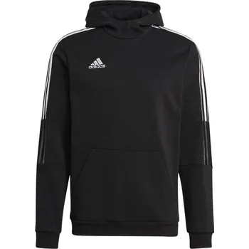 Pánská mikina Pánská mikina adidas TIRO 21 HOODIE 2XL Černá, Bílá
