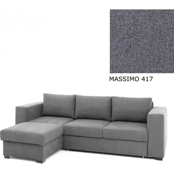 Sedací souprava Rohová sedací souprava AVA LUCY rozkládací s úložným prostorem, levá, MASSIMO 417