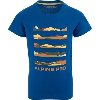Dívčí tričko Dětské triko ALPINE PRO IKEFO 116/122 Modrá, Mix