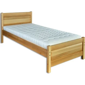 Postel Masivní postel KL-120, 80x200, dřevo buk, výběr moření Barva: bez moření buk