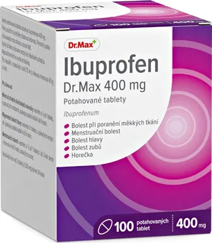 Lék na bolest, zánět a horečku Dr. Max Ibuprofen 400 mg