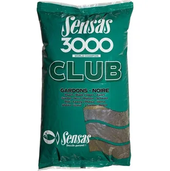 Nástraha Sensas Krmení 3000 Club 1 kg - plotice černá