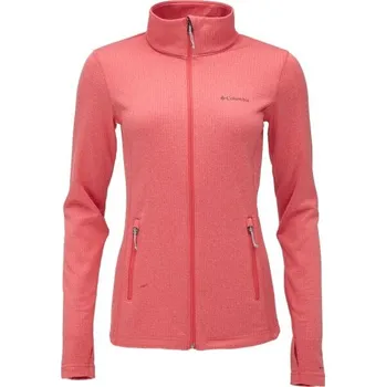 Dámská mikina Dámská mikina Columbia W PARK VIEW GRID FLEECE FULL ZIP S Lososová, Tmavě šedá