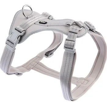 Postroj pro psa TIAKI neoprenový postroj, šedý - velikost L: obvod hrudníku 52 - 88 cm