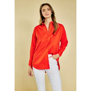 Dámská halenka Dámská halenka BLU1810-005 červená - Feme Stage S