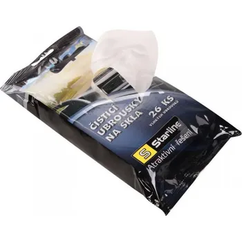 Čistič plastových dílů Starline Čistící ubrousky na sklo (26ks)